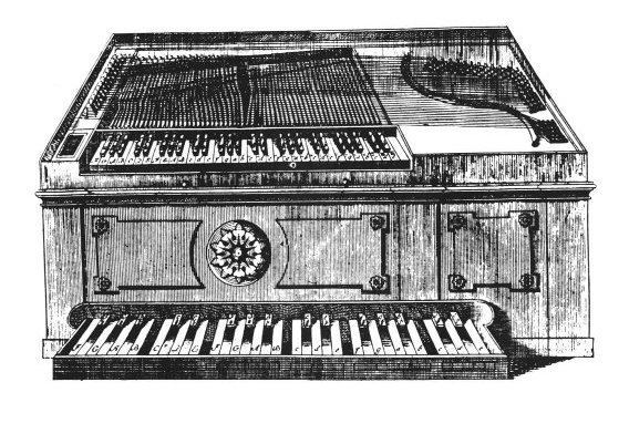 Bestand:Joos Verschuere Reynvaan, Clavichord uit zijn musicologisch woordenboek (foto Wikimedia).jpg